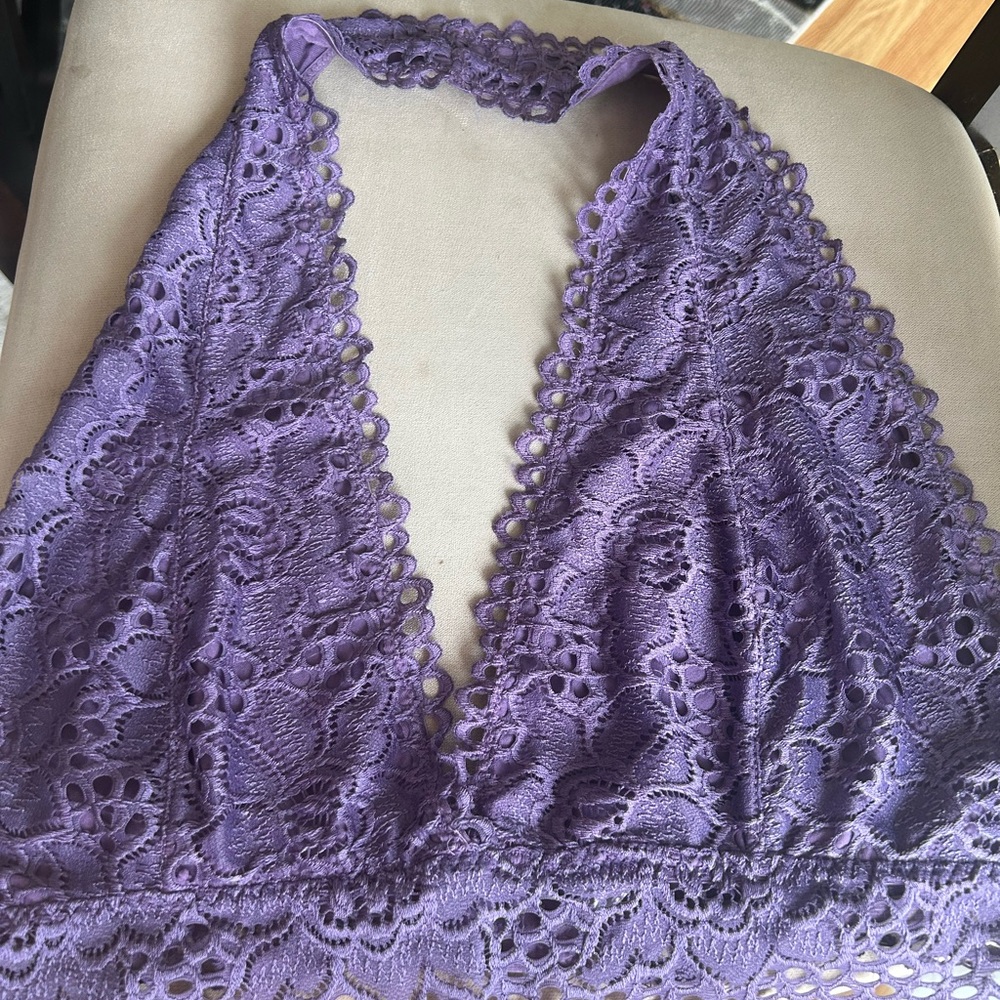 Zenana Lace Halter Bralettes